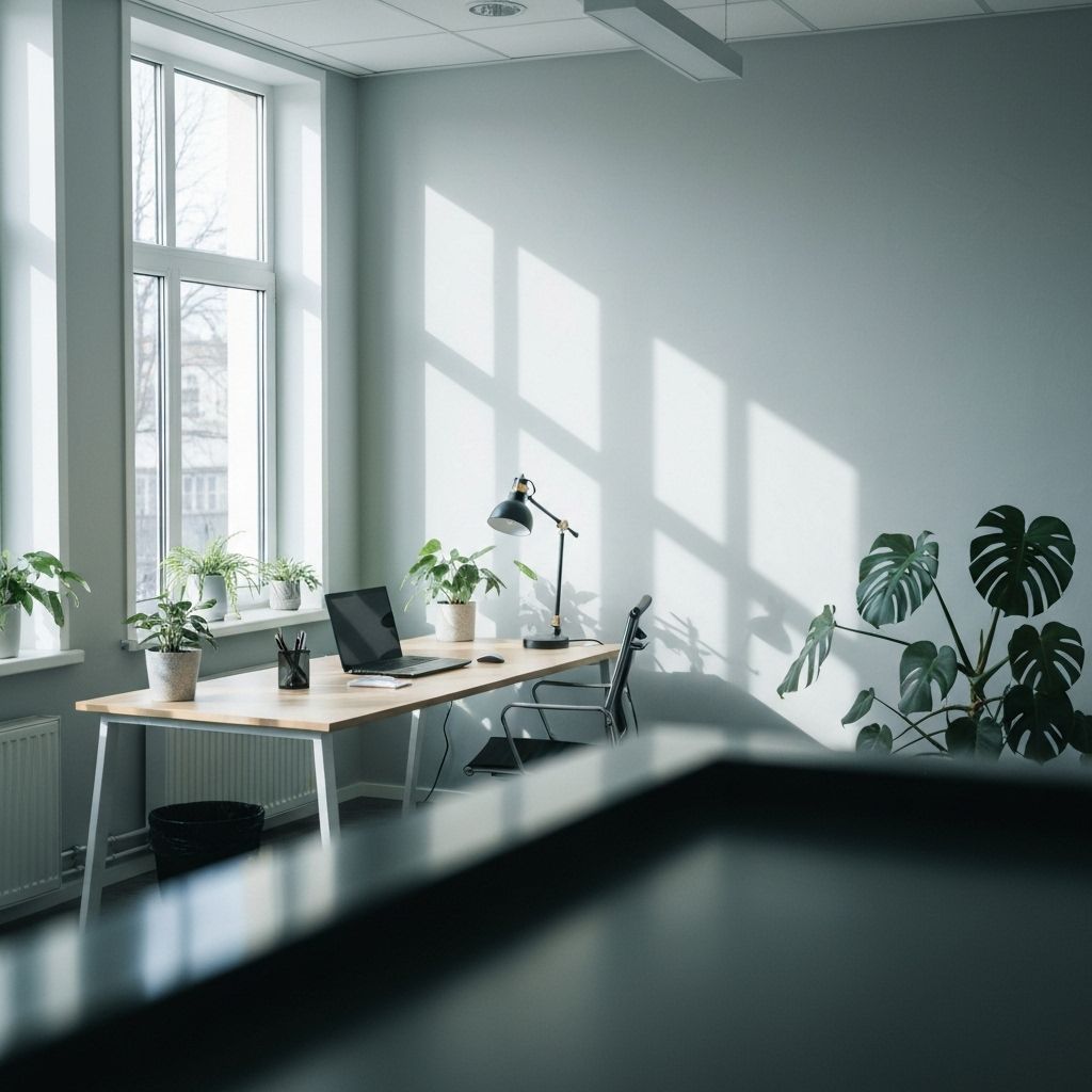 Bureau moderne et propre